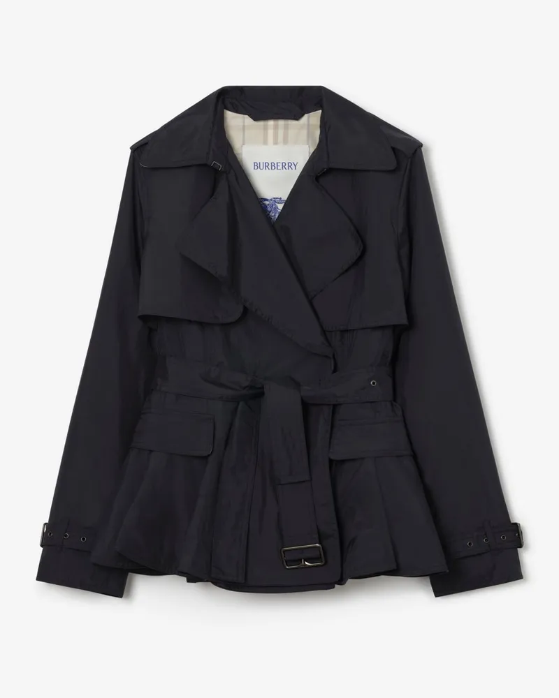 Burberry Nylon-Trenchjacke „Pembury“ , Size Navy