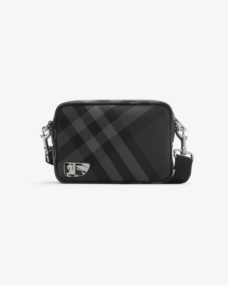 Burberry Handytasche „Grid Anthrazitfarben