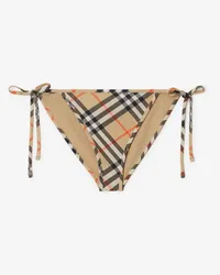 Burberry Bikinihose in Check Sand