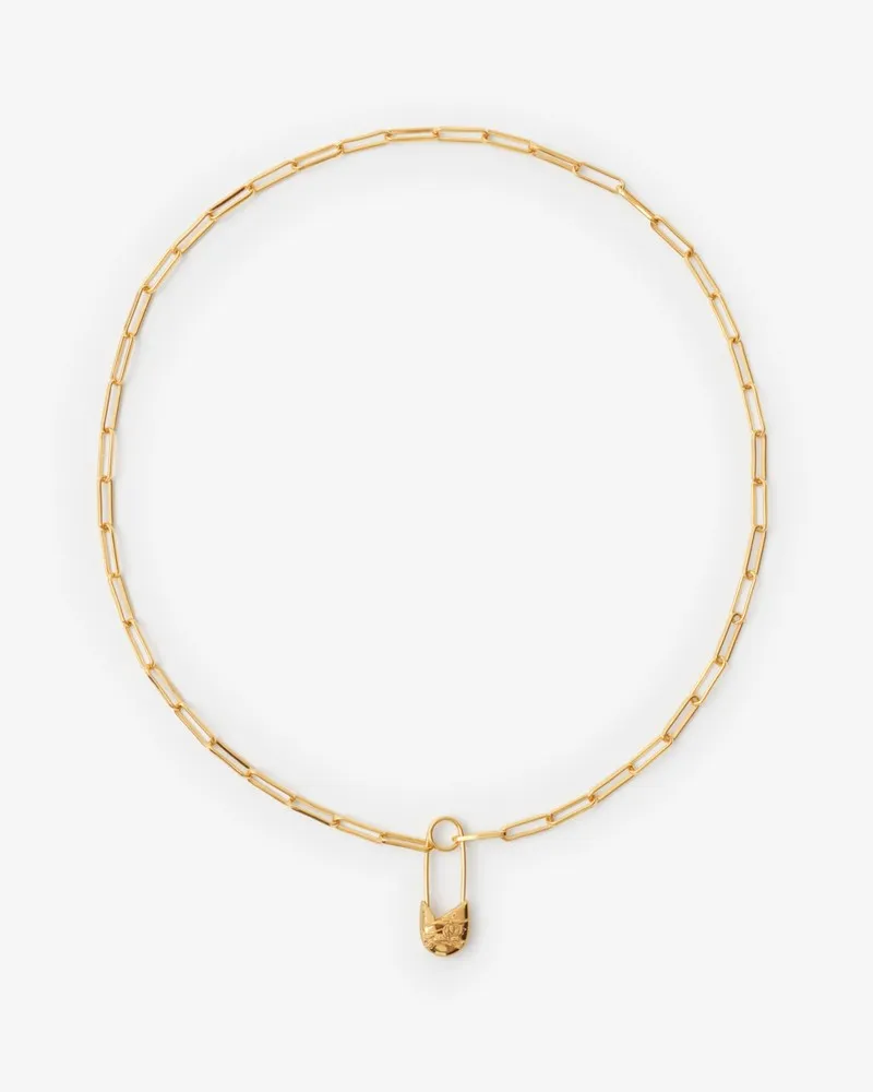 Burberry Halskette mit EKD-Schnappverschluss Gold