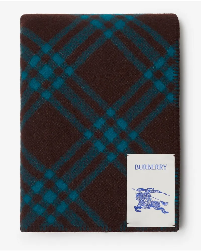 Burberry Wolldecke mit Karomuster Snug