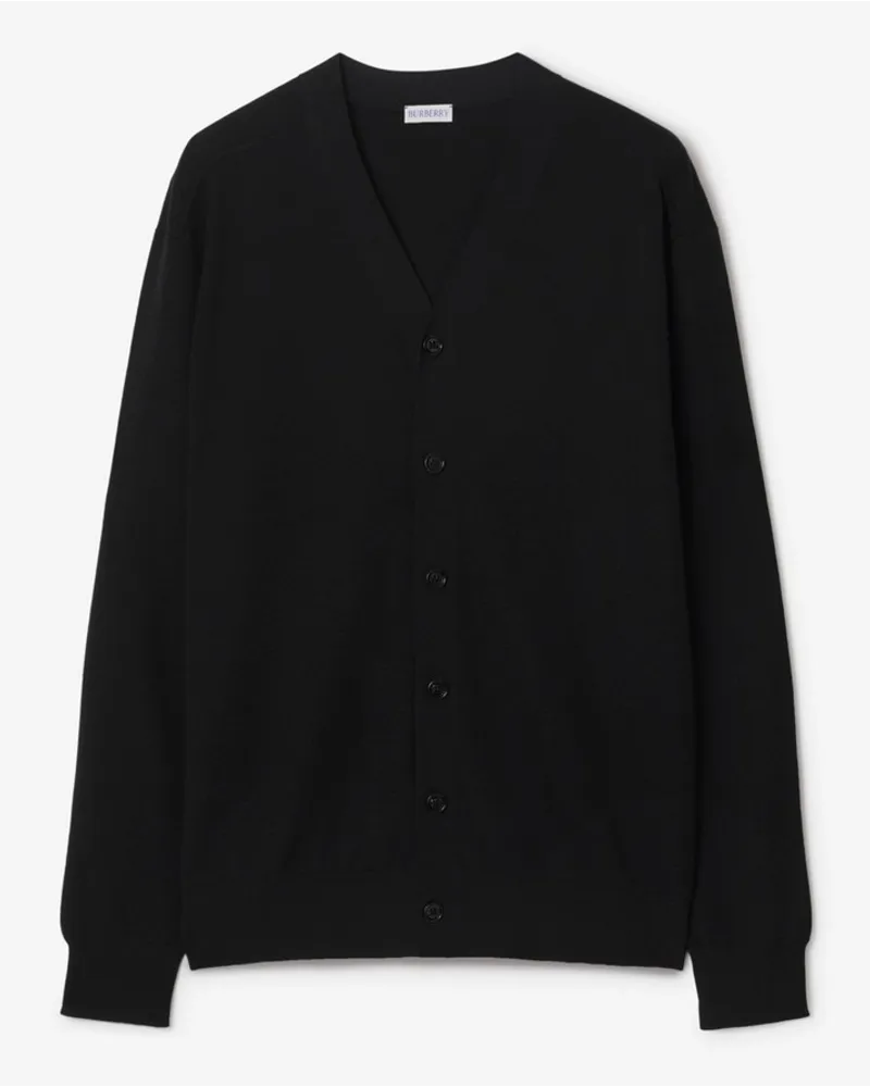 Burberry Wollcardigan Schwarz