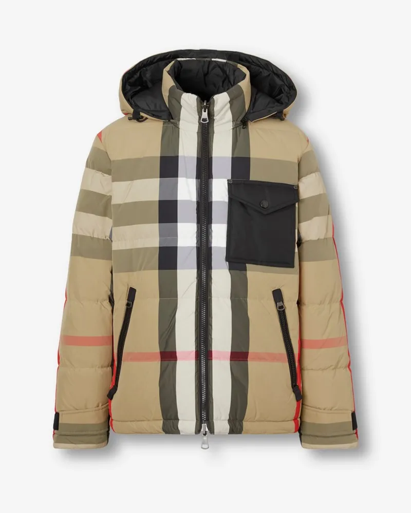 Burberry Wattierte Wende-Jacke in Check , Size A