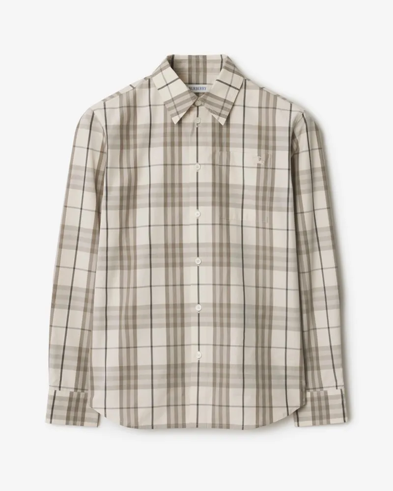 Burberry Baumwollhemd in Check Baumwolle