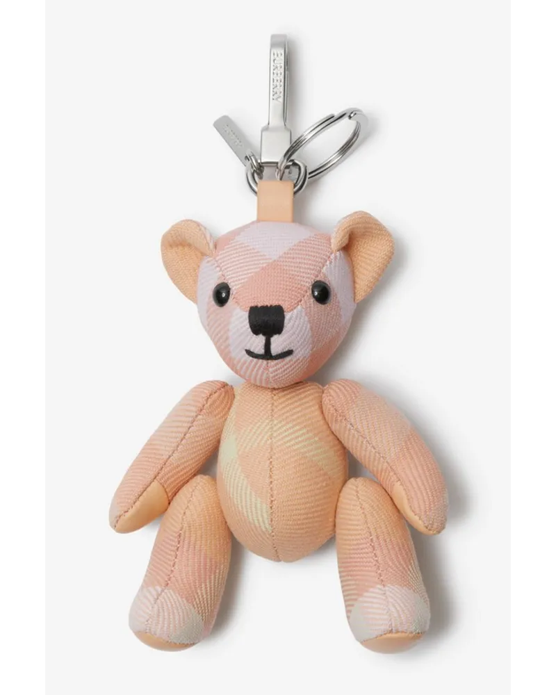 Burberry Thomas Teddybär-Anhänger Peach