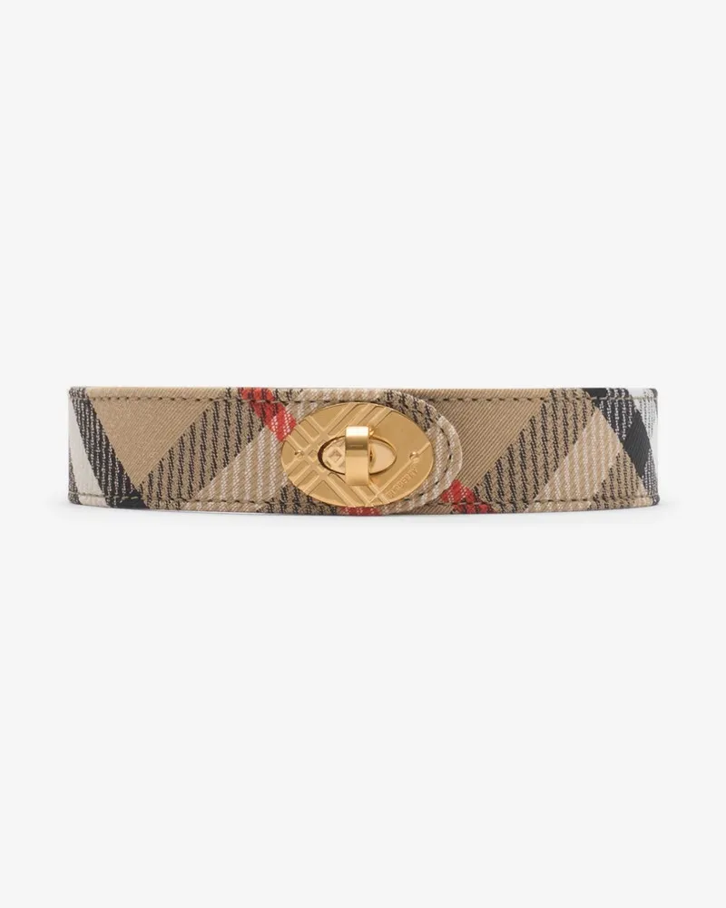 Burberry Gürtel „Cotswolds“ in Check Sand