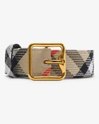 Burberry Gürtel „B Buckle“ in Check Sand