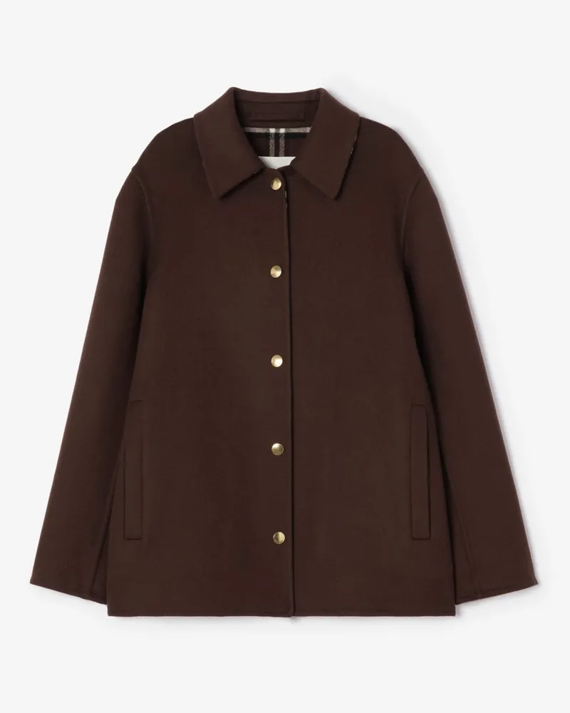 Burberry Wolljacke „Lancashire“ , Size Treacle-braun