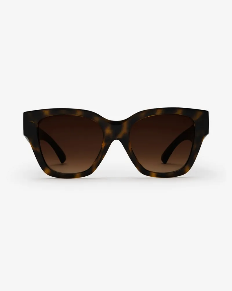 Burberry Heritage-Sonnenbrille mit eckiger Fassung Tortoiseshell