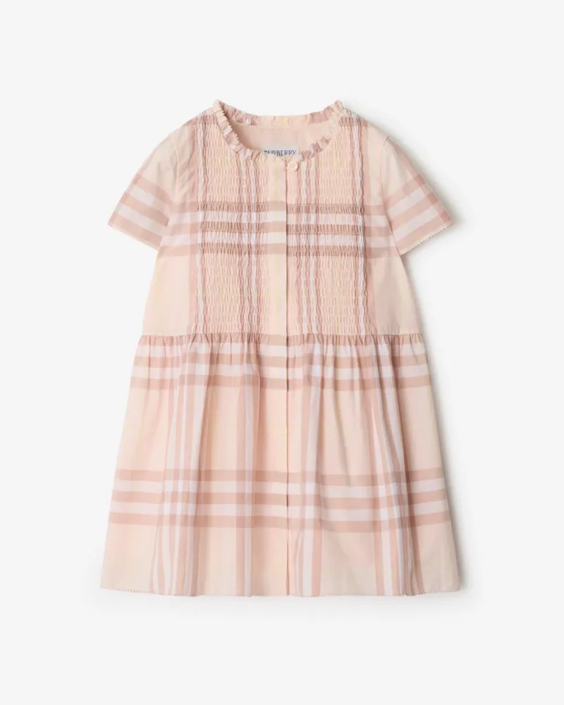 Burberry Baumwollkleid in Check Shell