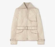 Nylonjacke „Abbeydale“ mit kleinem Karo-Nahtmuster , Size