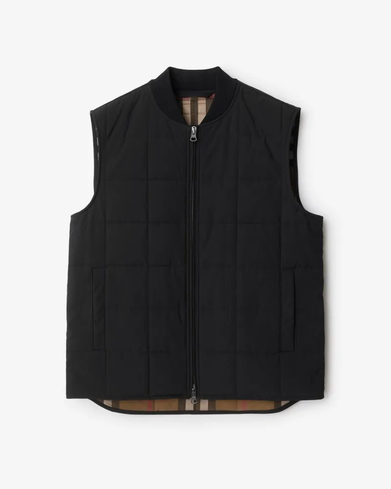 Burberry Steppweste Schwarz