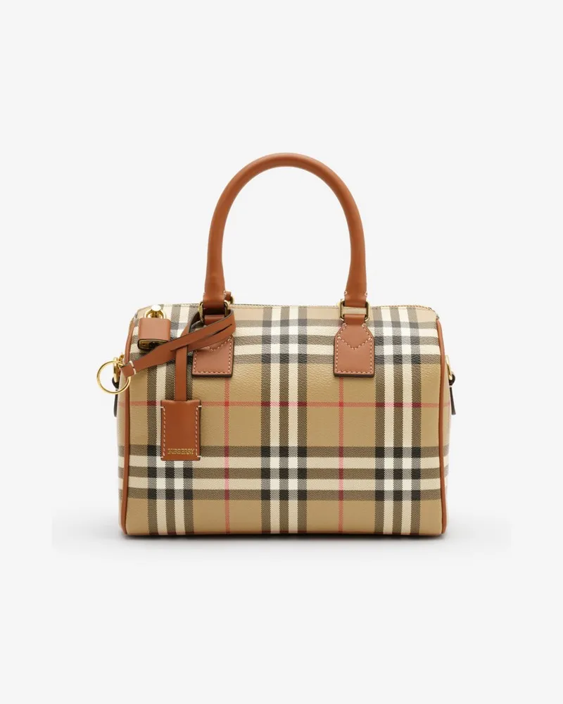 Burberry Kleine Bowlingtasche in Check Vntg