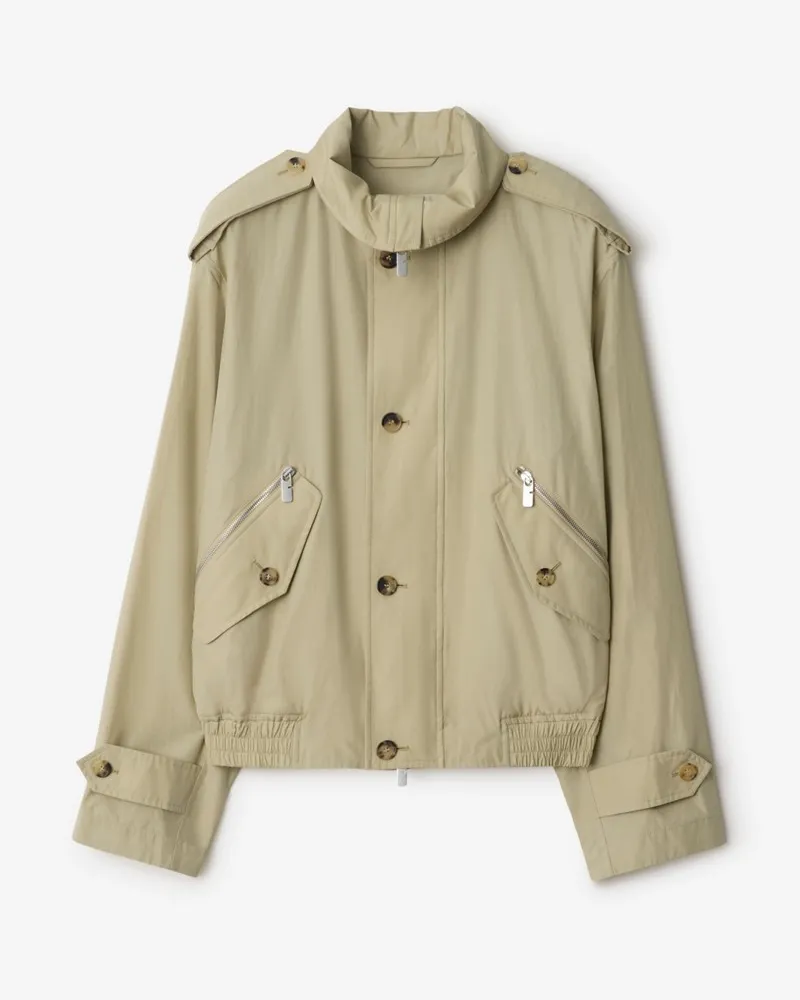 Burberry Baumwoll-Nylonjacke Beige-beige