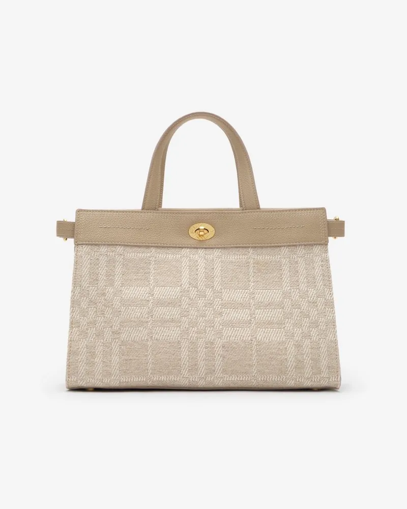 Burberry Small Cotswolds Tote Natural
