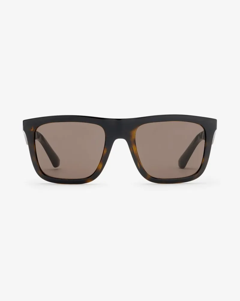 Burberry Sonnenbrille mit eckiger Fassung und geprägtem Karomuster Tortoiseshell