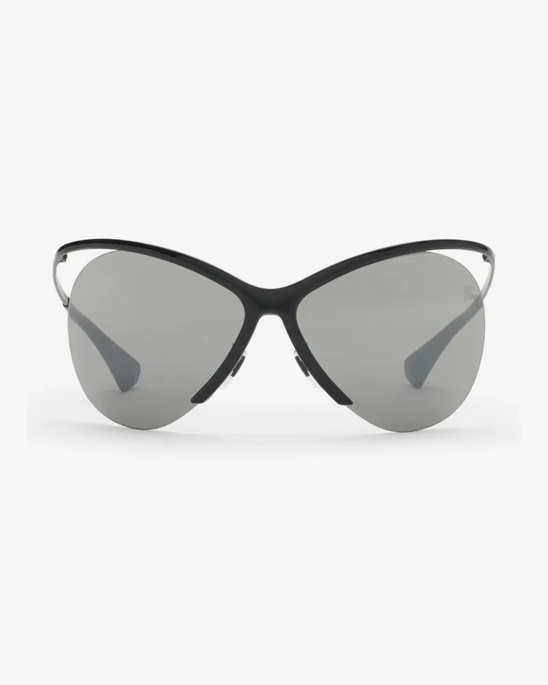 Burberry Pilotensonnenbrille aus Metall Schwarz