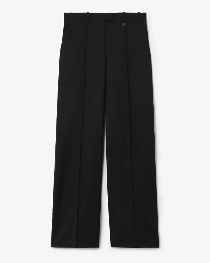 Burberry Elegante Wollhose , Size Schwarz