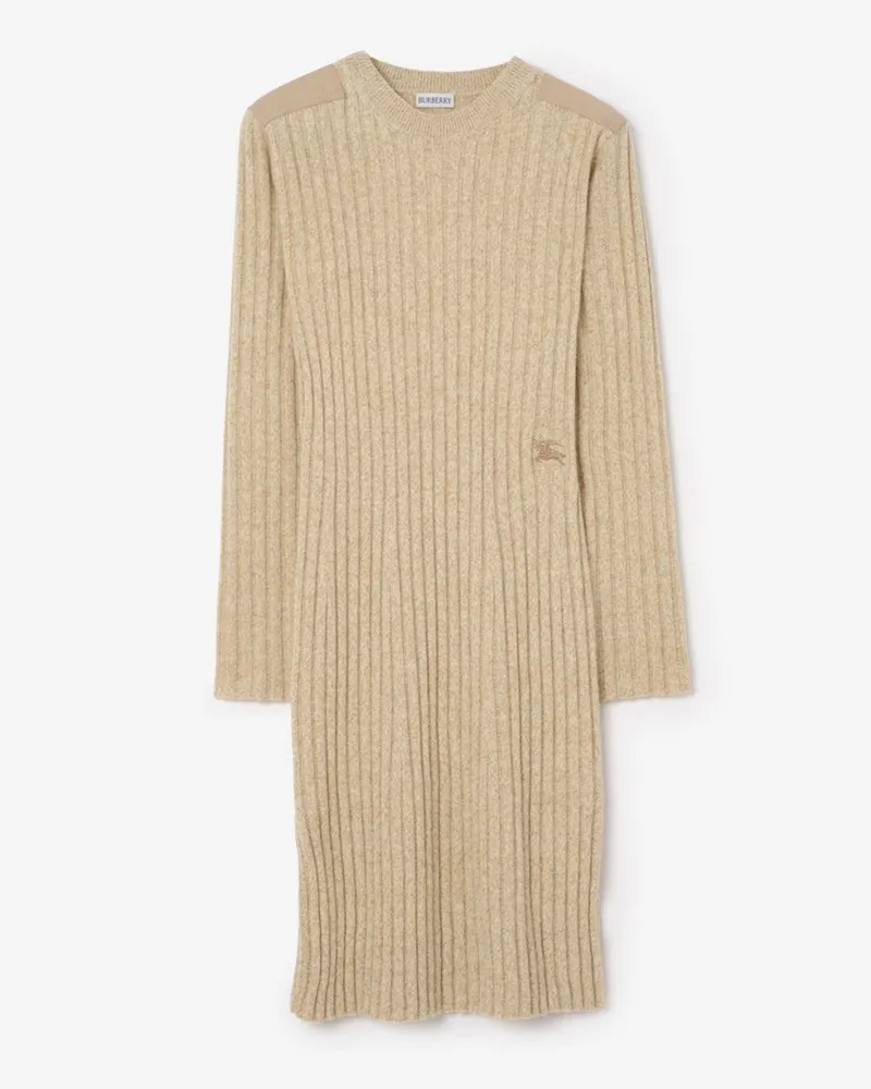 Burberry Woll-Kaschmir-Kleid , Size Hamper-beige