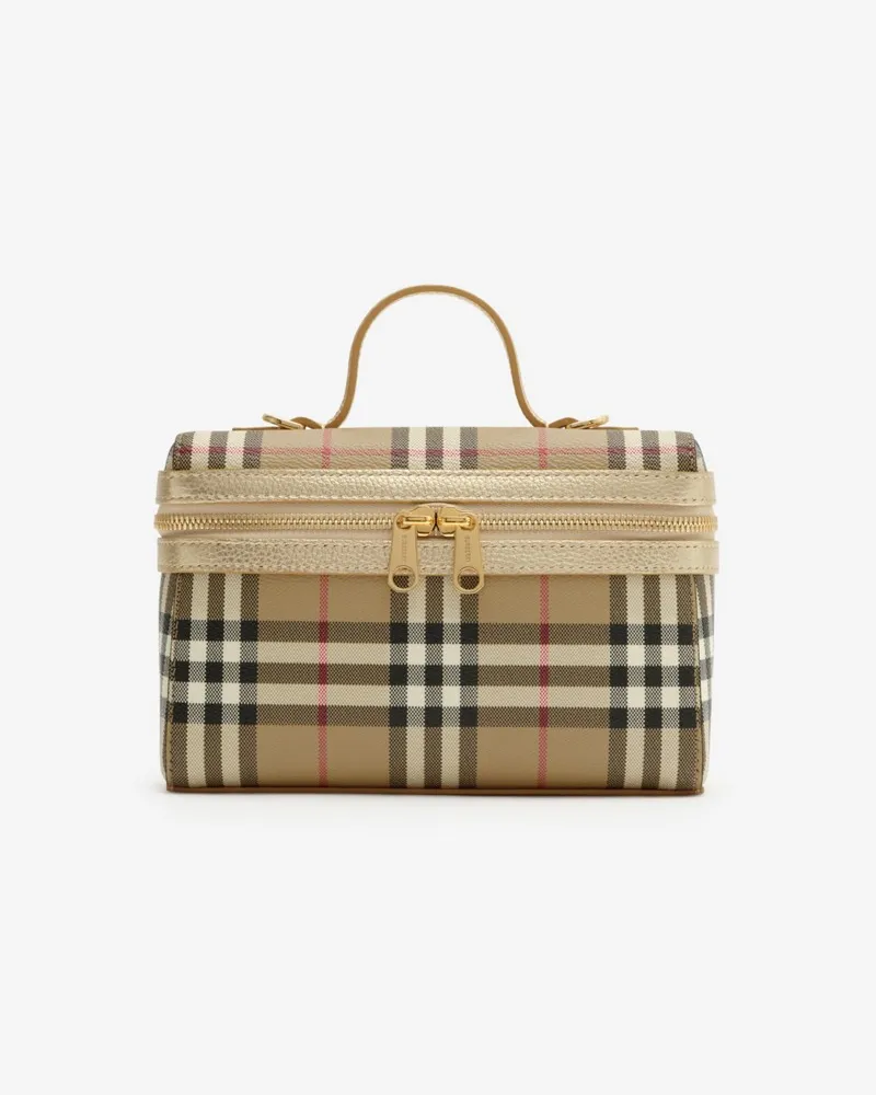 Burberry Vanity Bag in Check Archive