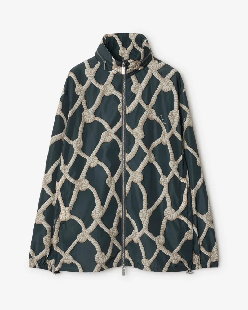 Burberry Nylonjacke mit Knotenmuster Magnet