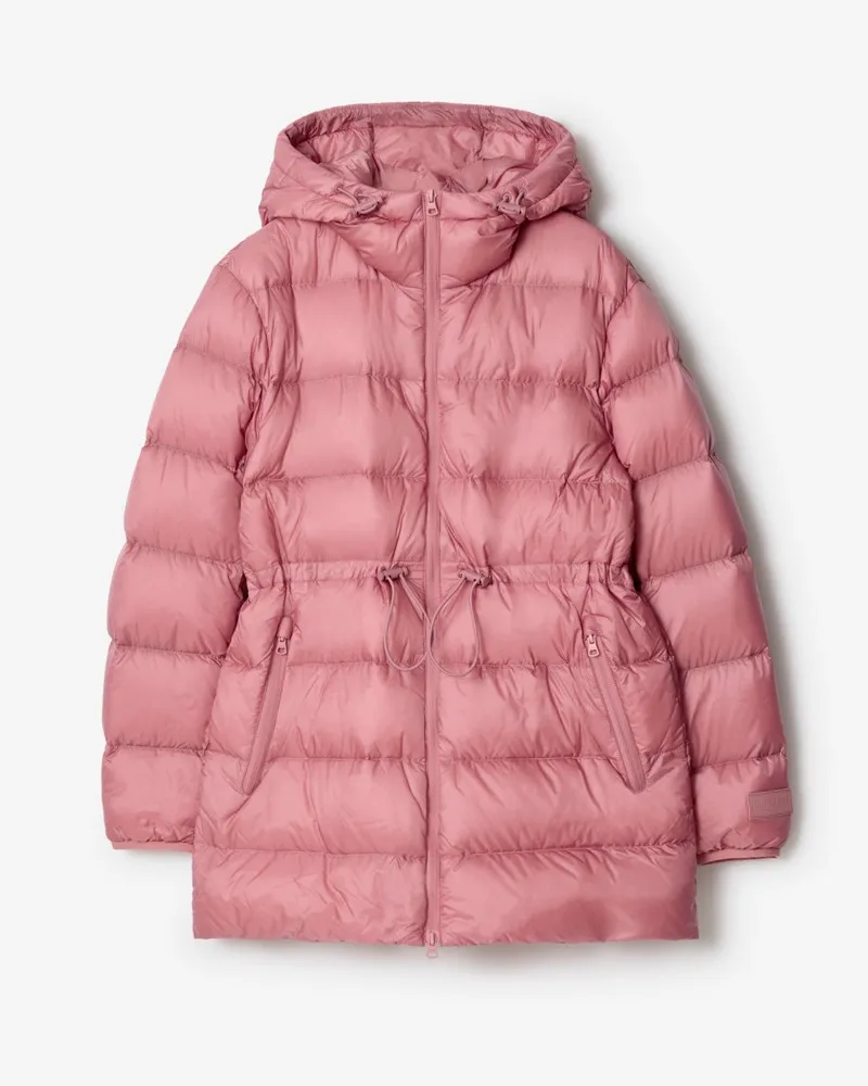 Burberry Wattierter Nylonmantel Antikrosa