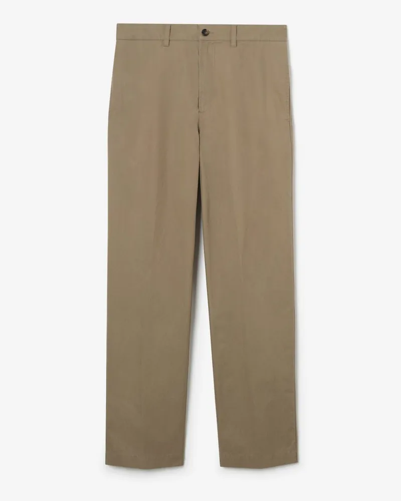 Burberry Chino aus Tropen-Gabardine , Size Finch-braun
