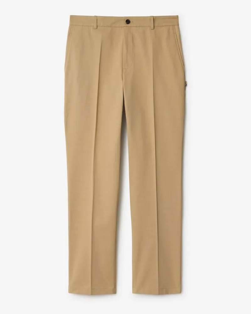 Burberry Baumwoll-Chinos Flachsfarben
