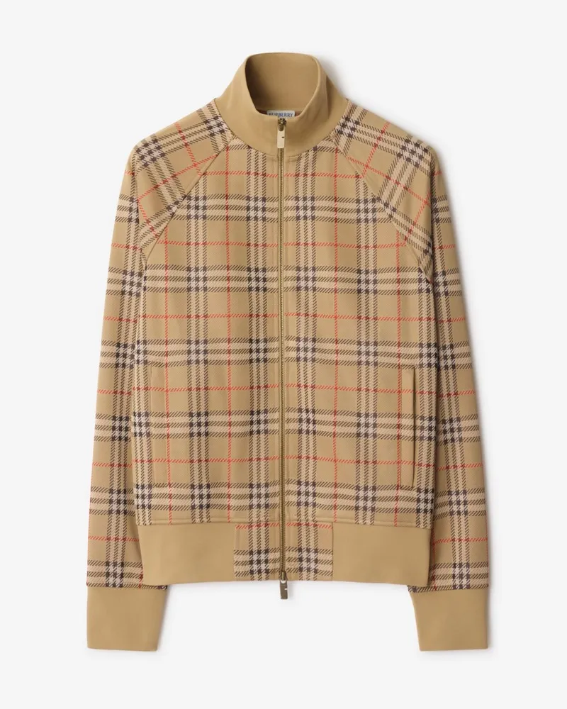 Burberry Trainingsjacke in Check Sand