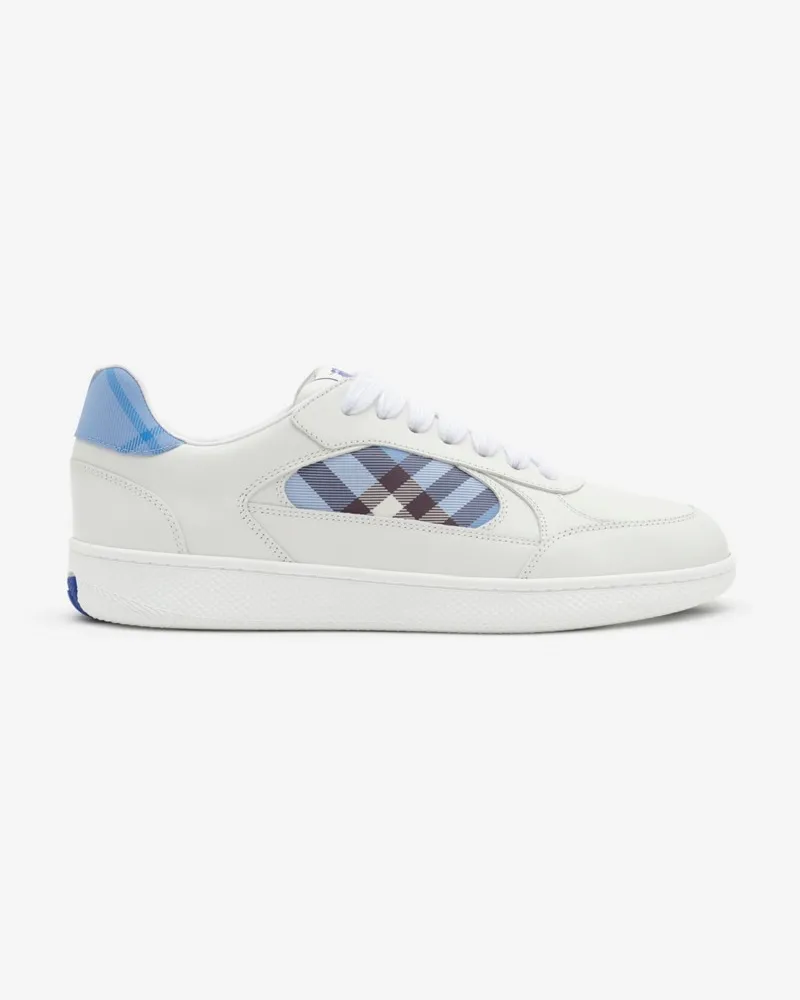 Burberry Sneaker „Terrace“ aus Leder mit Check , Size Op.