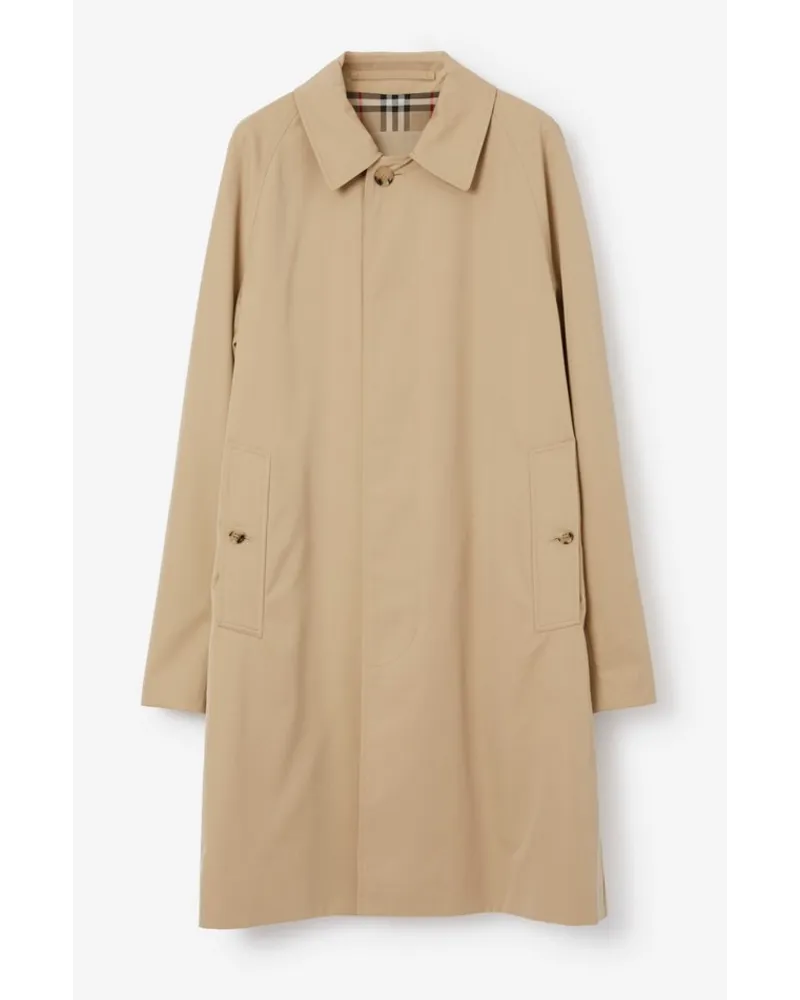 Burberry Mittellanger Heritage-Car Coat „Camden Honey