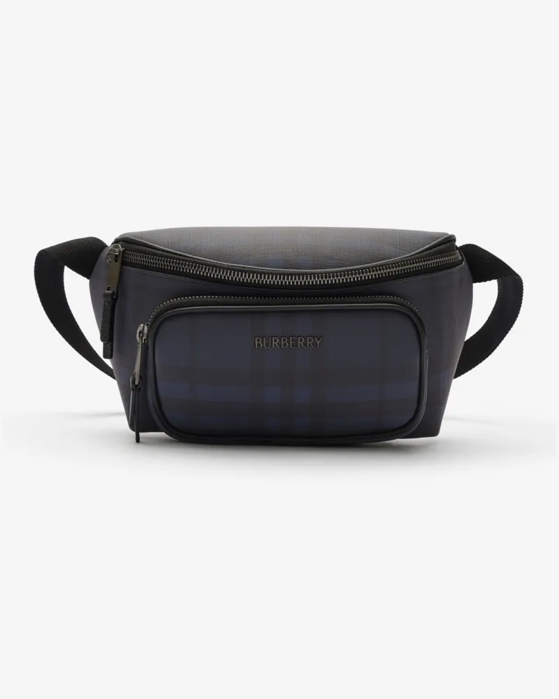 Burberry Bauchtasche „City“ in Check Navy