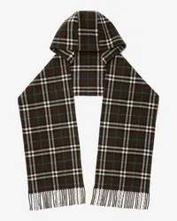 Burberry Kaschmir-Kapuzenschal in Check Snug