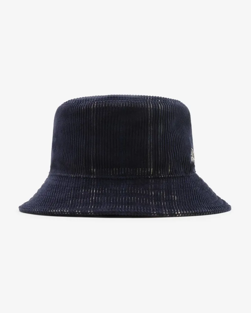 Burberry Fischerhut aus Cord in Check White
