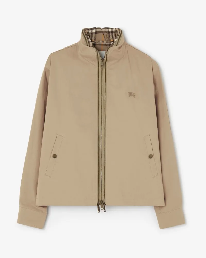 Burberry Baumwolltwill-Jacke mit Weste , Size Saltmarsh