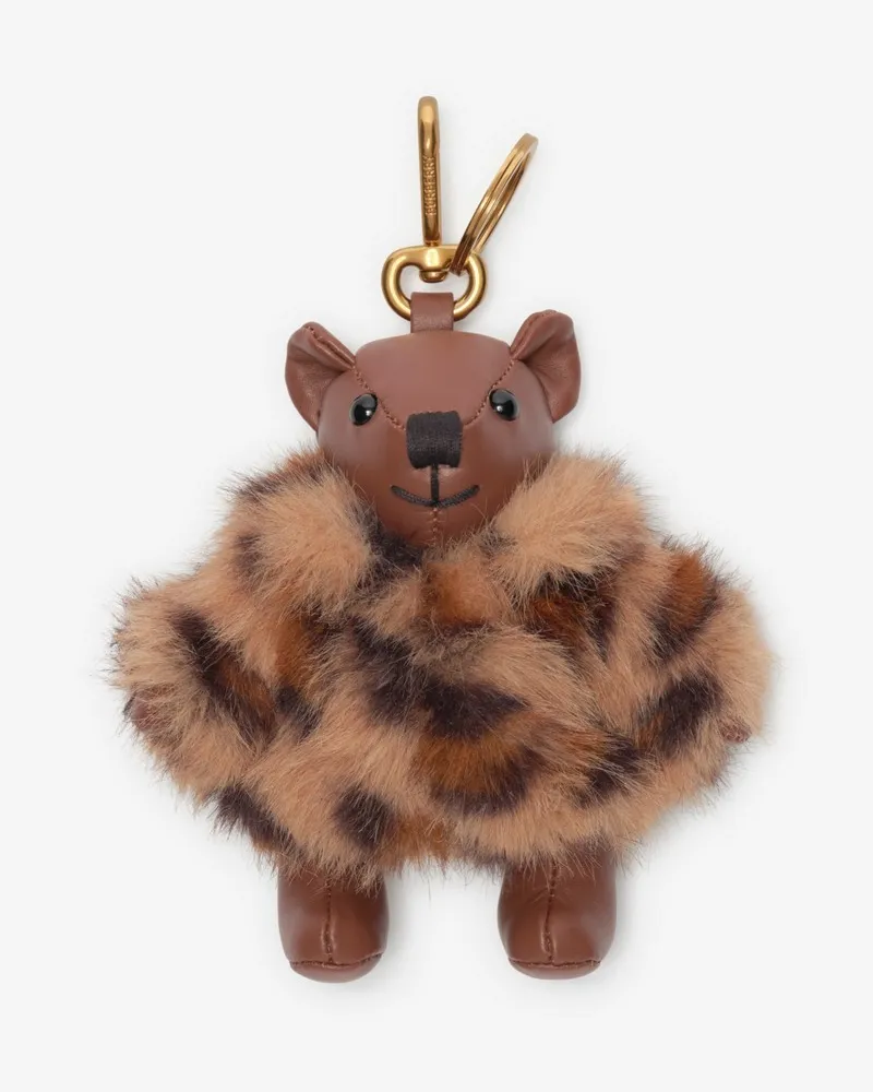 Burberry Thomas Teddybär-Anhänger Hazel-braun