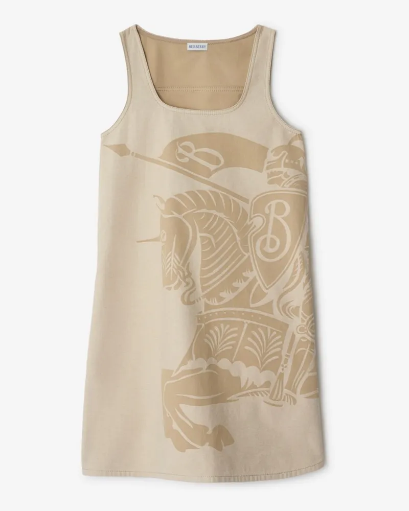 Burberry Denim-Kleid mit EKD-Motiv Rubble