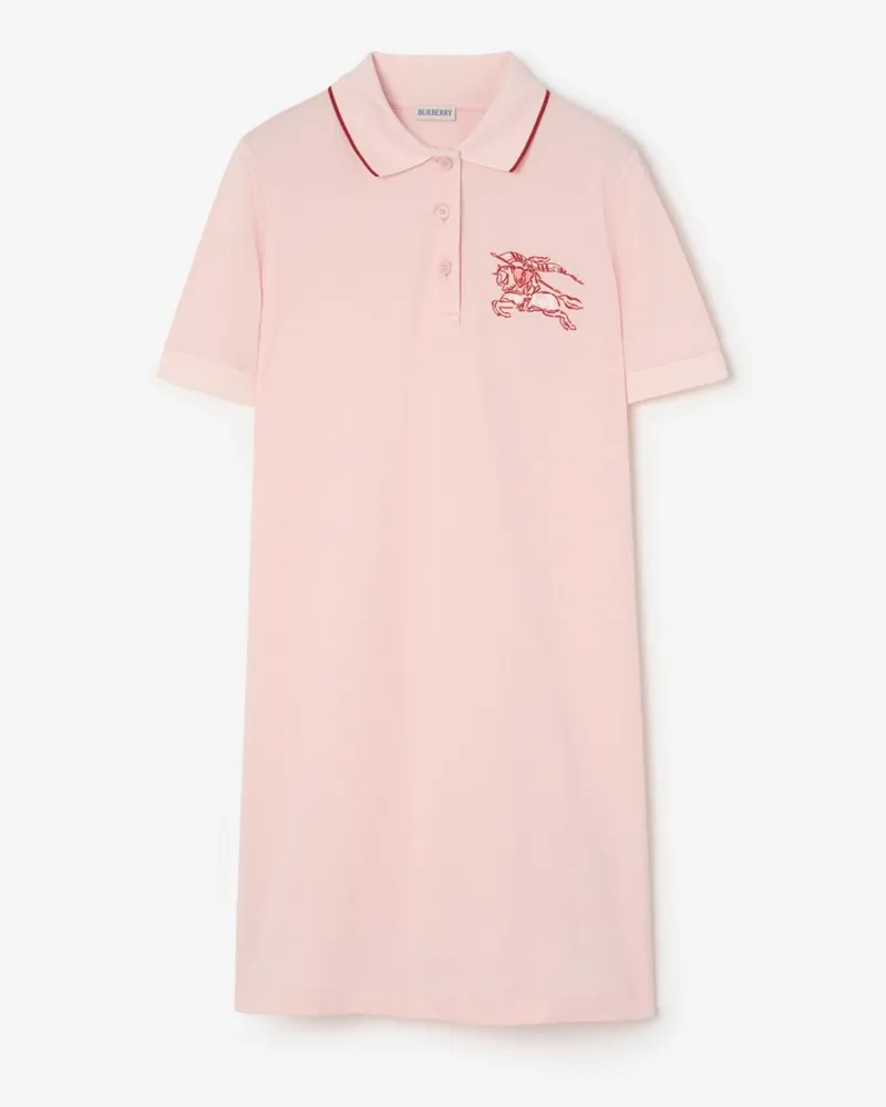 Burberry Poloshirtkleid aus Baumwolle mit Herz-Knight Compact