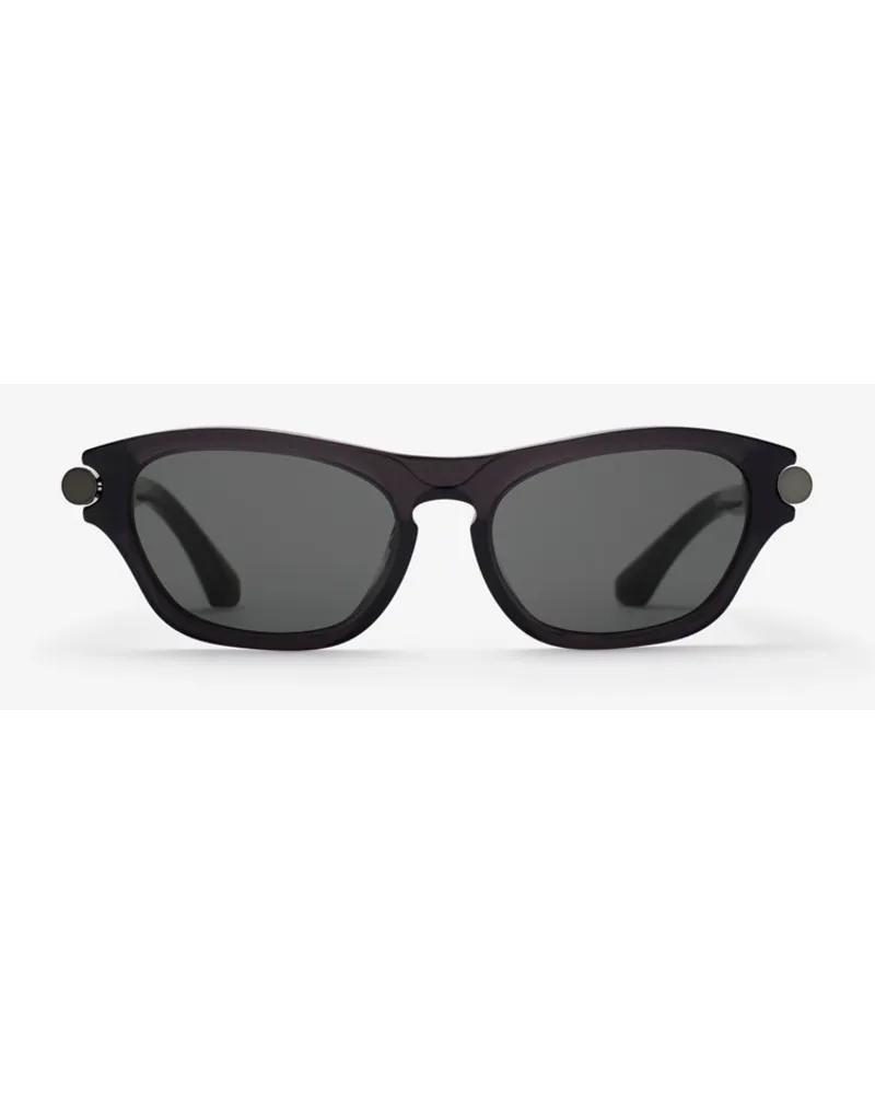 Burberry Sonnenbrille „Tubular“ mit ovaler Fassung Transparentes