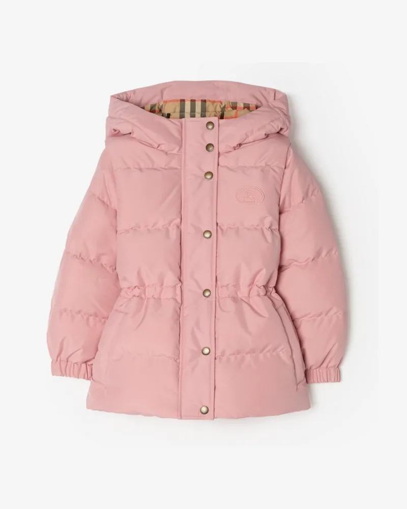 Burberry Wattierte Jacke mit abnehmbaren Ärmeln , Size Begonia