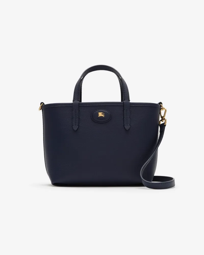 Burberry Wendbare Henkeltasche „Bloomsbury“ im Kleinformat Midnight-schwarz