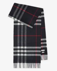 Burberry Kaschmirschal in Check Marineblau