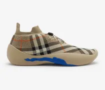 Gestrickte Sneaker „Neptune“ in Check