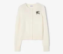 Woll-Kaschmir-Cardigan mit Rittermotiv