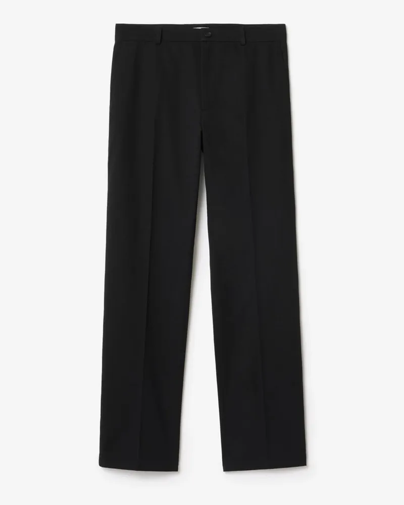 Burberry Chinos aus Baumwolltwill , Size Black
