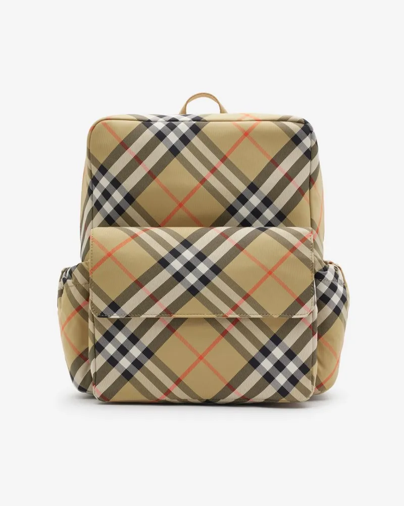 Burberry Nylon-Rucksack in Check Sand