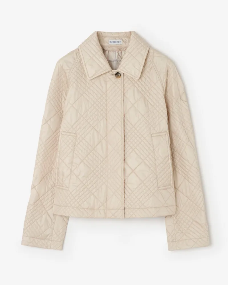 Burberry Gesteppte Nylonjacke „Tiffield Beige-beige