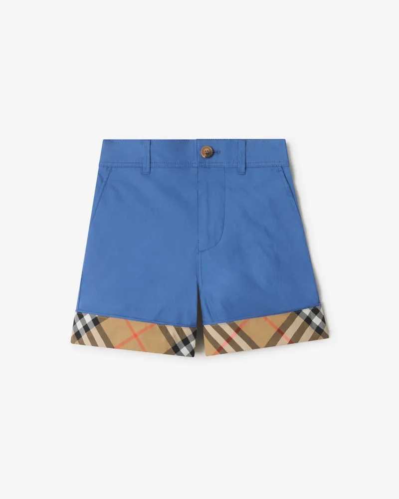 Burberry Baumwollshorts mit Check-Akzent , Size Warmes