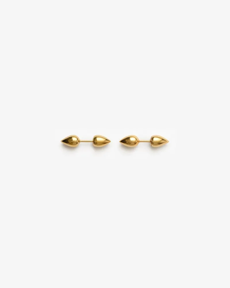 Burberry Kleine Ohrstecker „Spear Gold