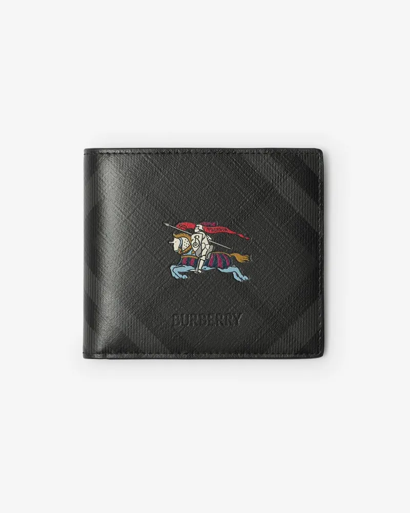 Burberry Faltbrieftasche „Knight City“ in Check Iron